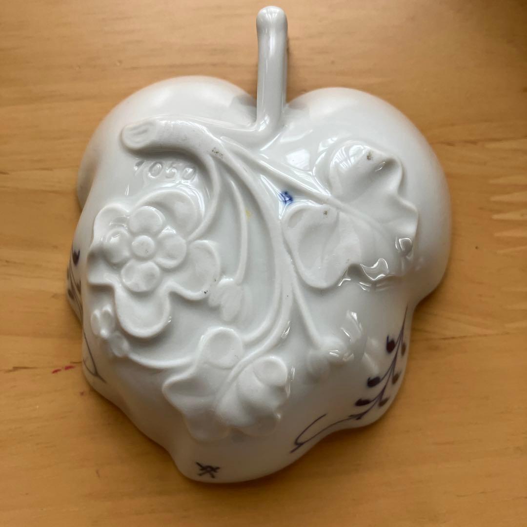 マイセン ブルーオニオン リーフ10cm