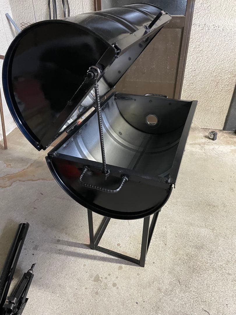 100Lドラム缶　BBQ台