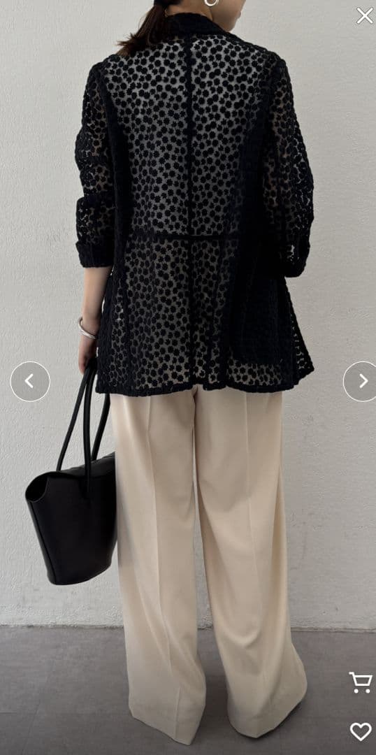 LOUNGEDRESS 【20周年限定】フラワーレースジャケット