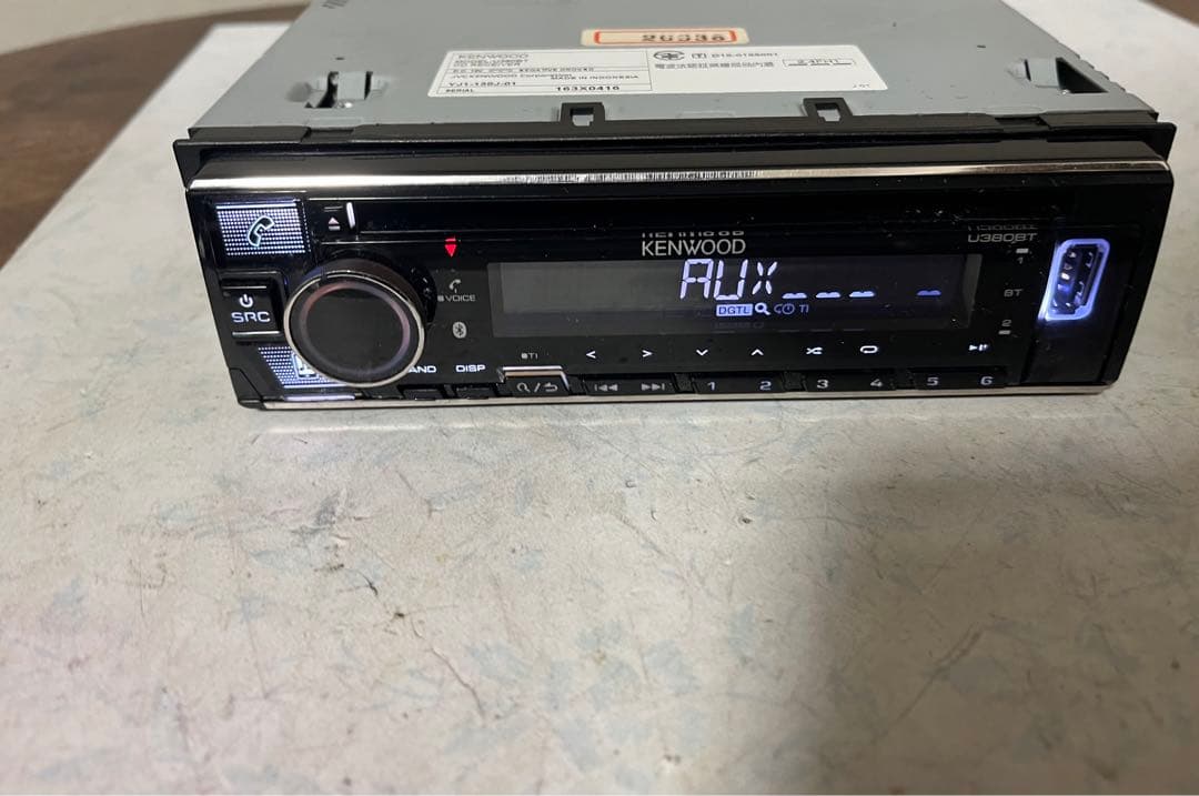 ケンウッド　U380BT KENWOOD 1DIN { G }