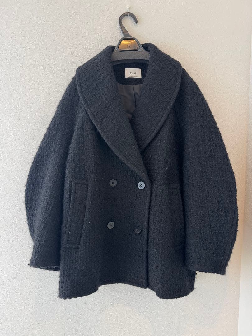 CLANE MINAMI TANAKA OVER TWEED COAT タグあり