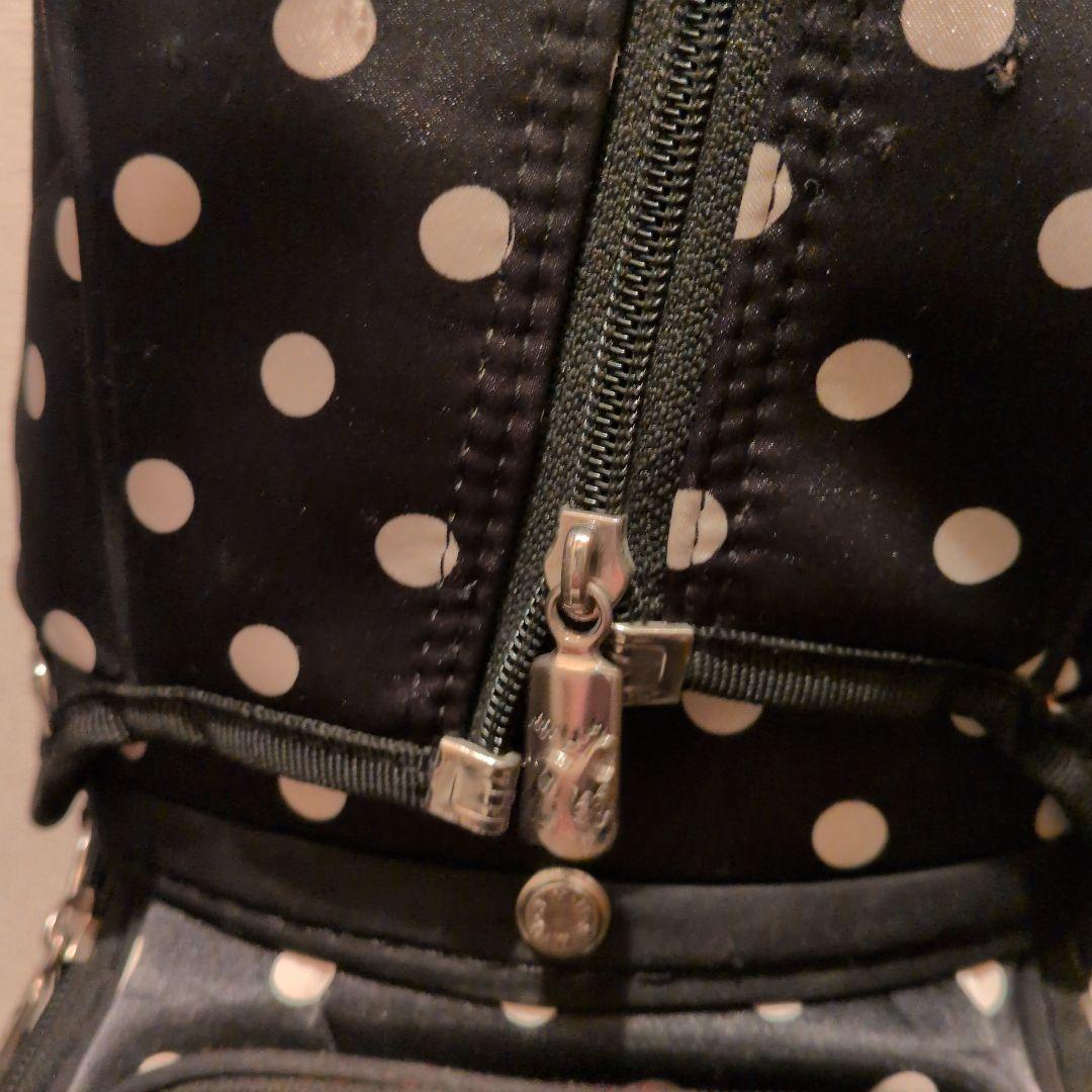 M・U SPORTS ドット柄キャディバッグ　キャスター付