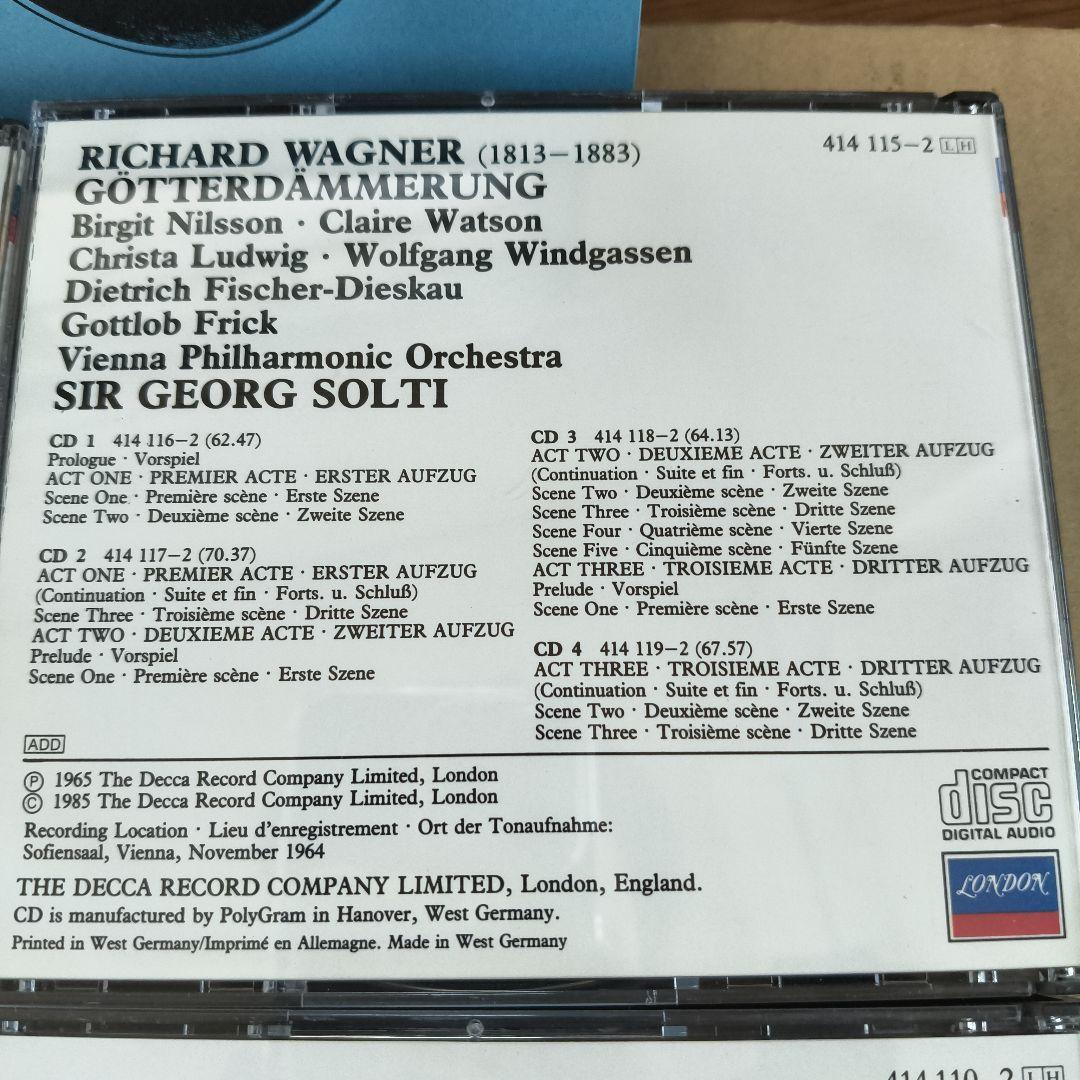 RICHARD WAGNER DER RING DES NIBELUNGE　CD