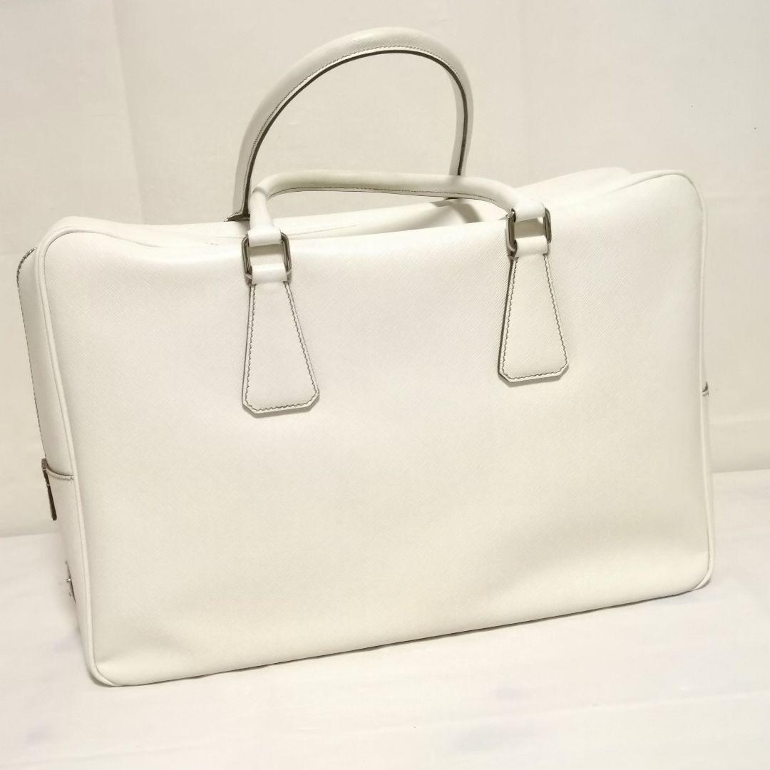 五味様 プラダ 伊勢丹購入 サフィアーノ ブリーフケース ビジネスバッグ 男女