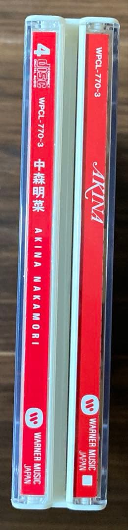 新品未使用　中森明菜『AKINA』1993年当時物　初回限定盤　帯付　レア