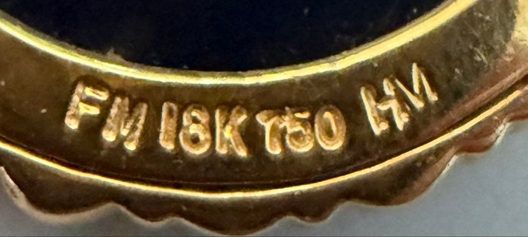 トップ　カメオ　バラ　18K 750 金製品　総重量10.3g