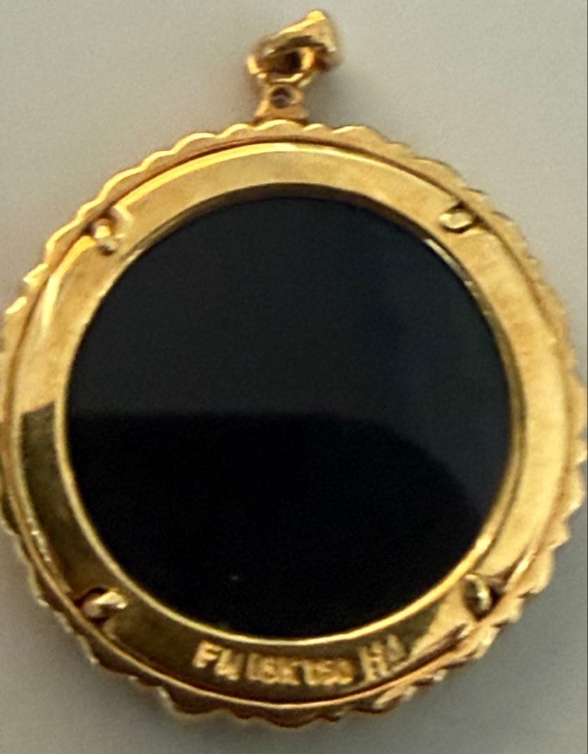 トップ　カメオ　バラ　18K 750 金製品　総重量10.3g