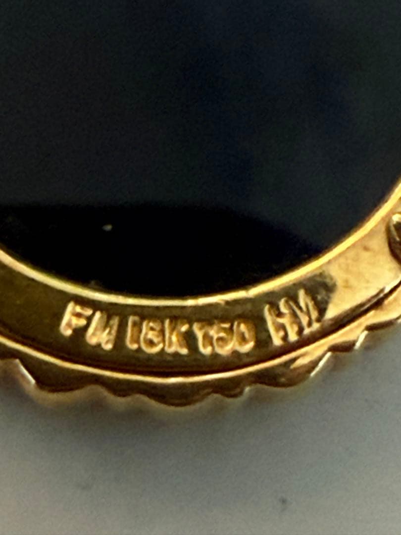 トップ　カメオ　バラ　18K 750 金製品　総重量10.3g