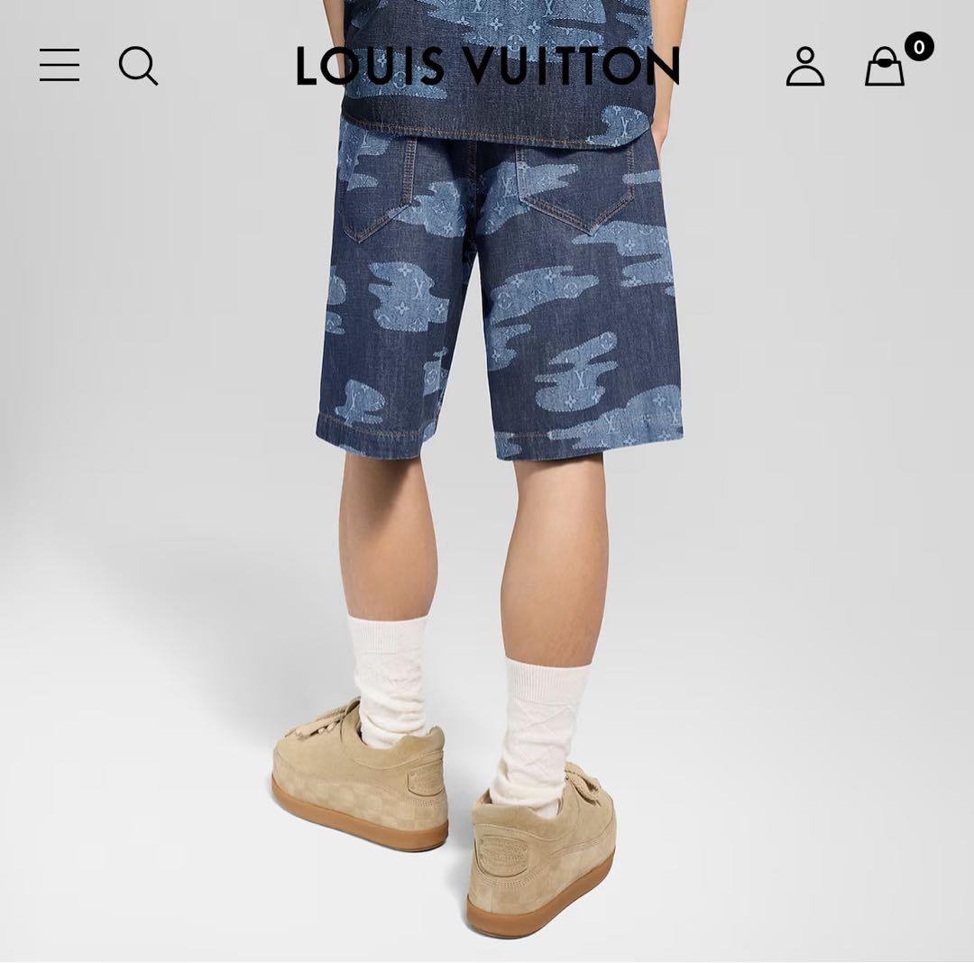 ひぃルイヴィトン　新品　入手困難モノグラム シャンブレーショーツ