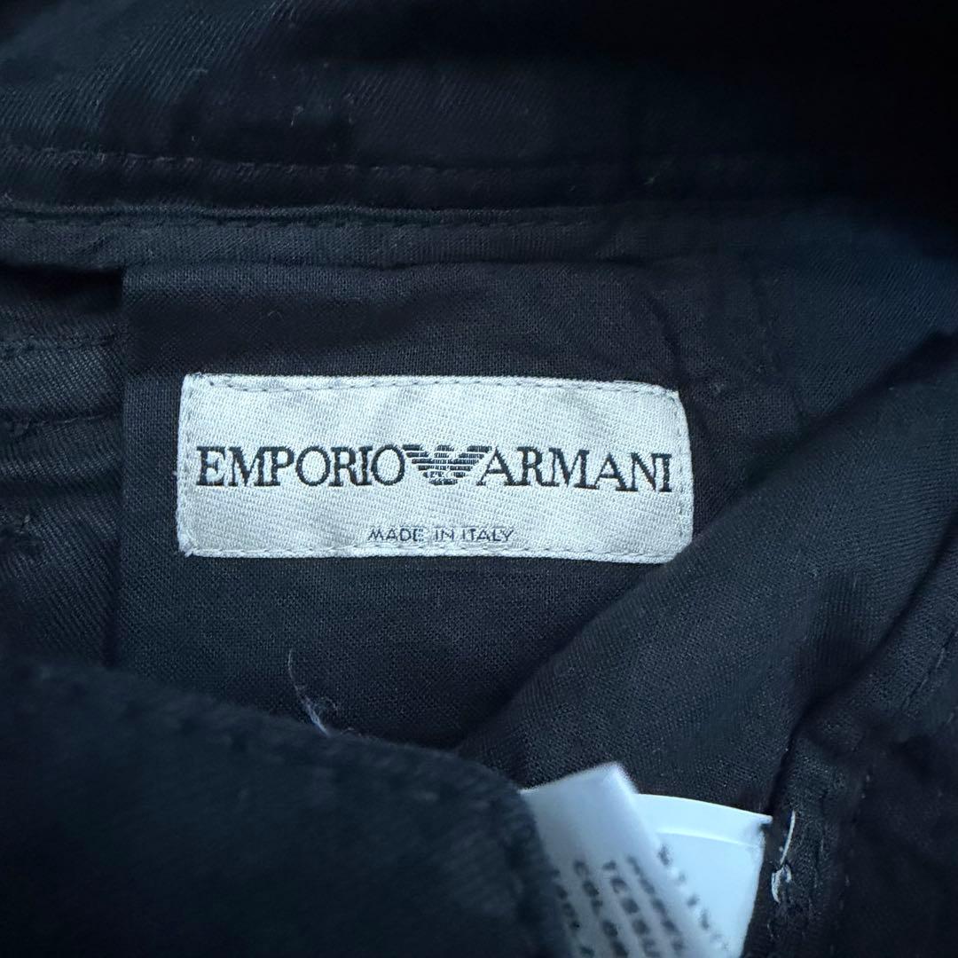 EMPORIO ARMANI スラックス　白タグ　黒