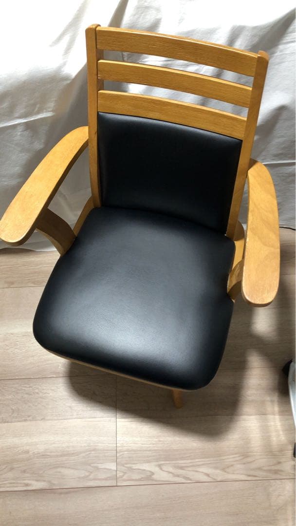 タマリビング 回転ダイニングチェア 360度回転椅子 肘置き付