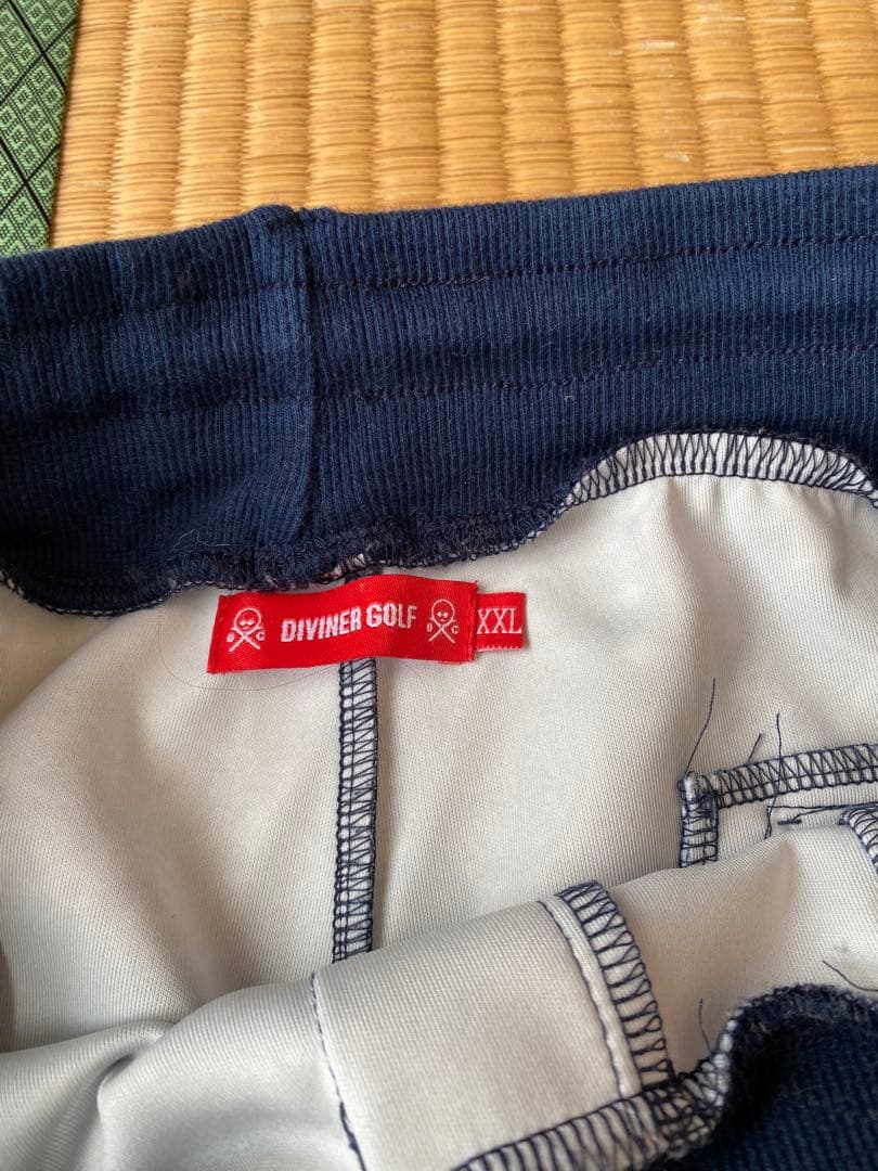 N724 DIVINER GOLF セットアップ ペイズリー ネイビー 総柄