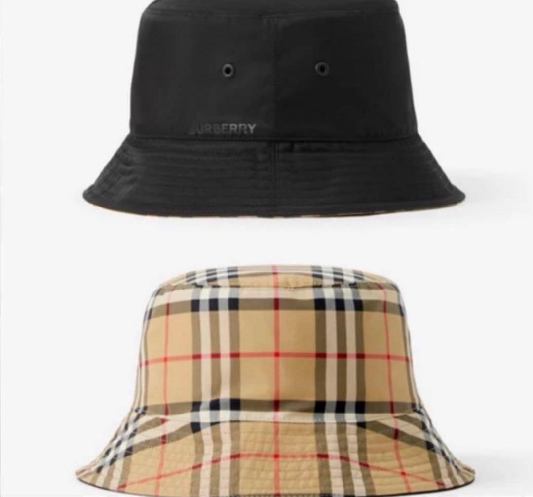 “最安値”Burberry リバーシブル バケットハット yvngboi p着用