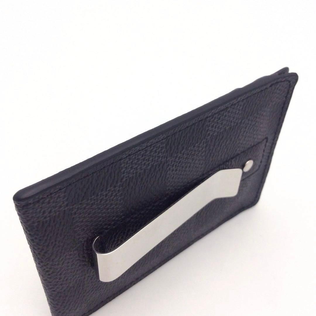 ルイヴィトン ダミエ グラフット マネークリップ カードケース メンズ パンス