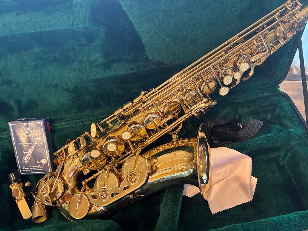 アルトサックス本体 ケース付　リード付　すぐ吹けます