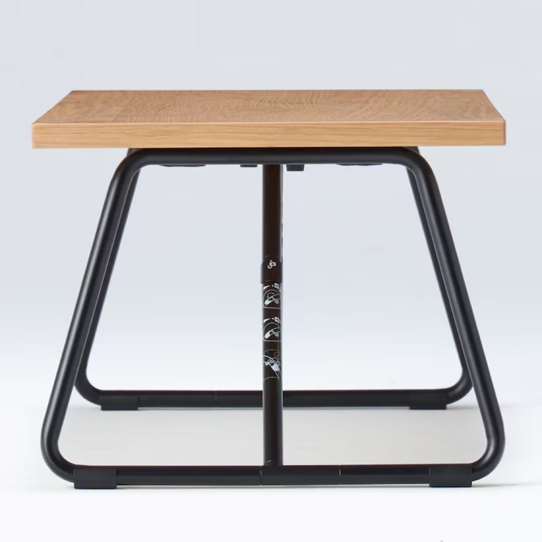 無印良品　折りたたみローテーブル　幅90cm オーク材 送料込み