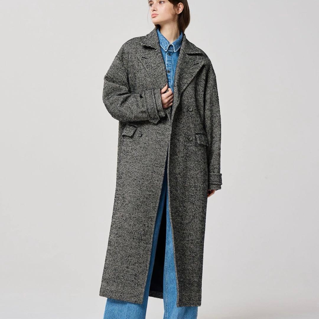 uncrave ロング チェスターコート（uncrave WHITE）