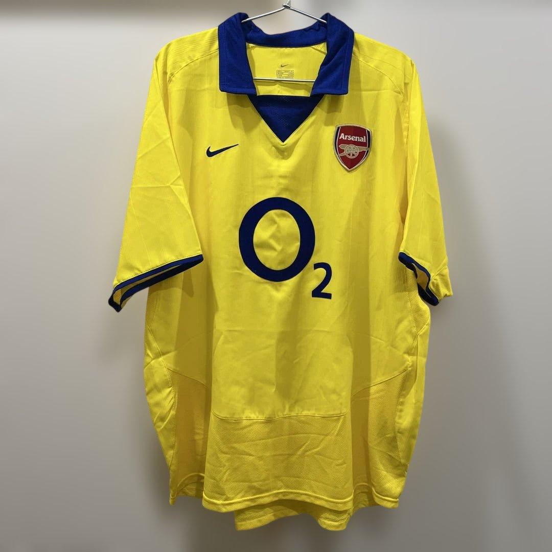 2003-2004 アーセナル ユニフォーム サード 黄 イエロー
