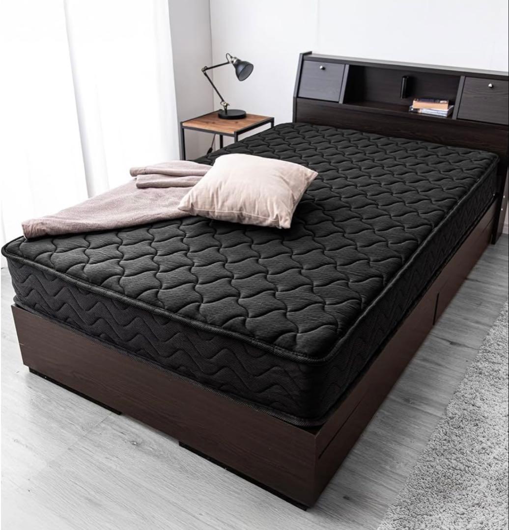 タンスのゲン マットレス シングル 極厚22cm 高密度 528個 コイル