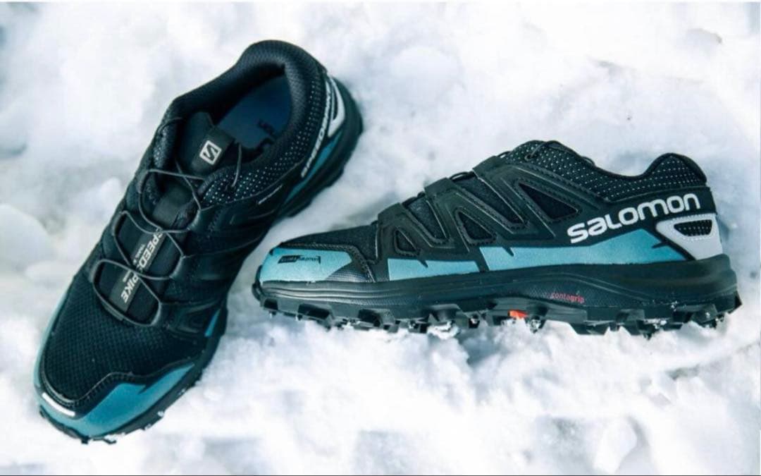 サロモン スピードスパイク　CS　トレイルランニング シューズ　雪山　25.5