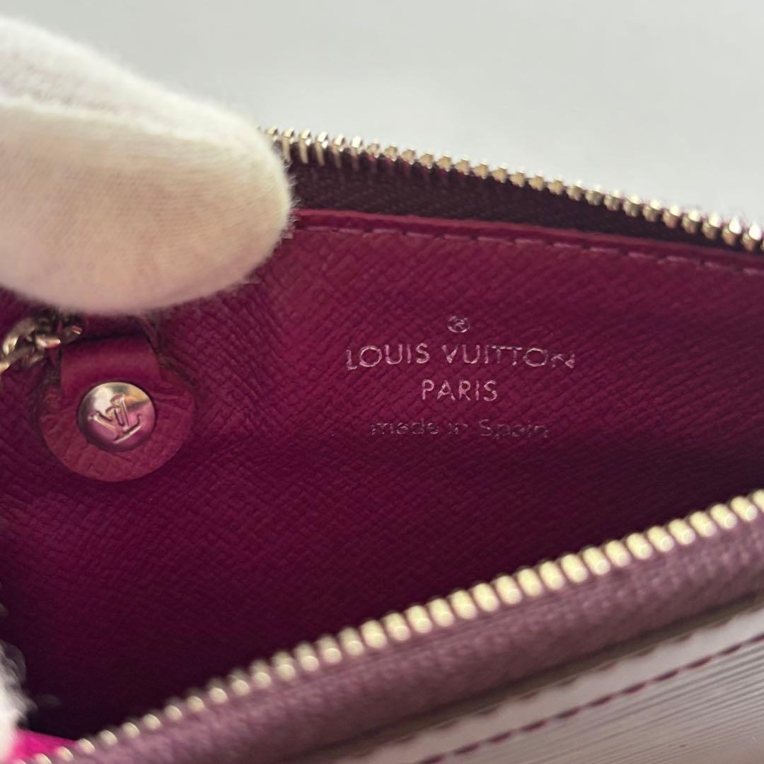 【美品】ルイ ヴィトン エピ ポシェット ケース 小銭入れ レザー