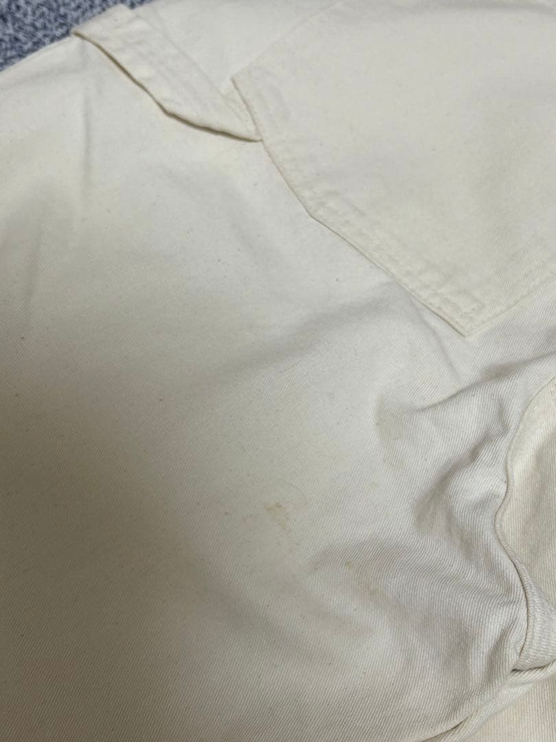 70s〜90s Oshkosh ペインターパンツ ホワイト 42talon 白