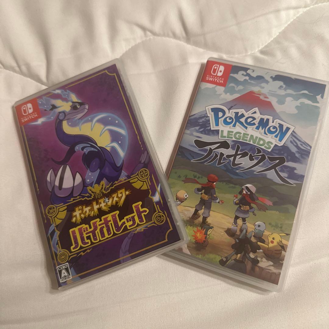 ポケモン　Switchソフト　アルセウス　バイオレット　2本セット