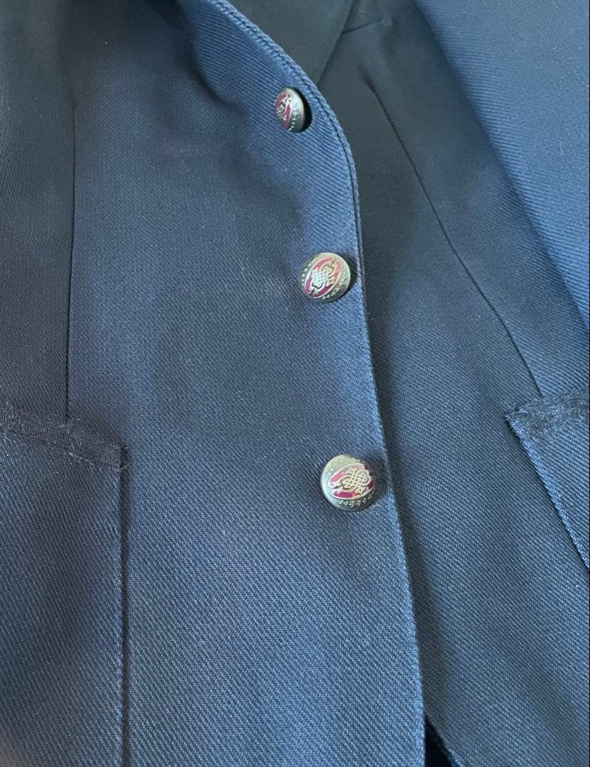 ETRO エトロ コットンツイルネイビー テーラードジャケット 48