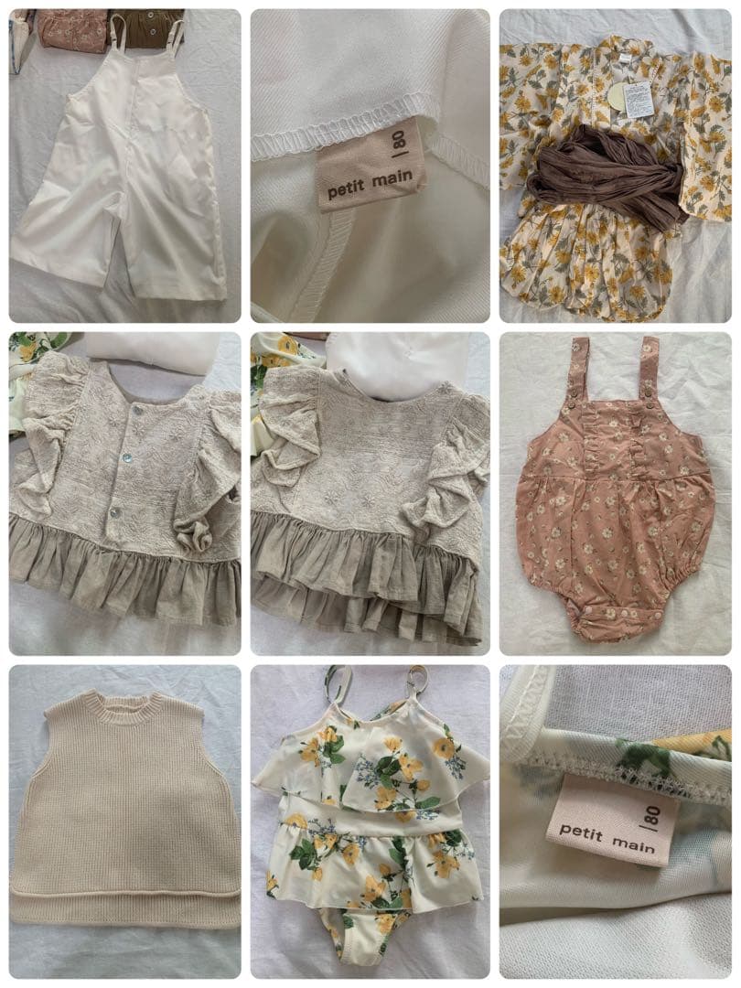 【3/18までの限定価格】ベビー服 80 90 95 女の子 まとめ売り 39点