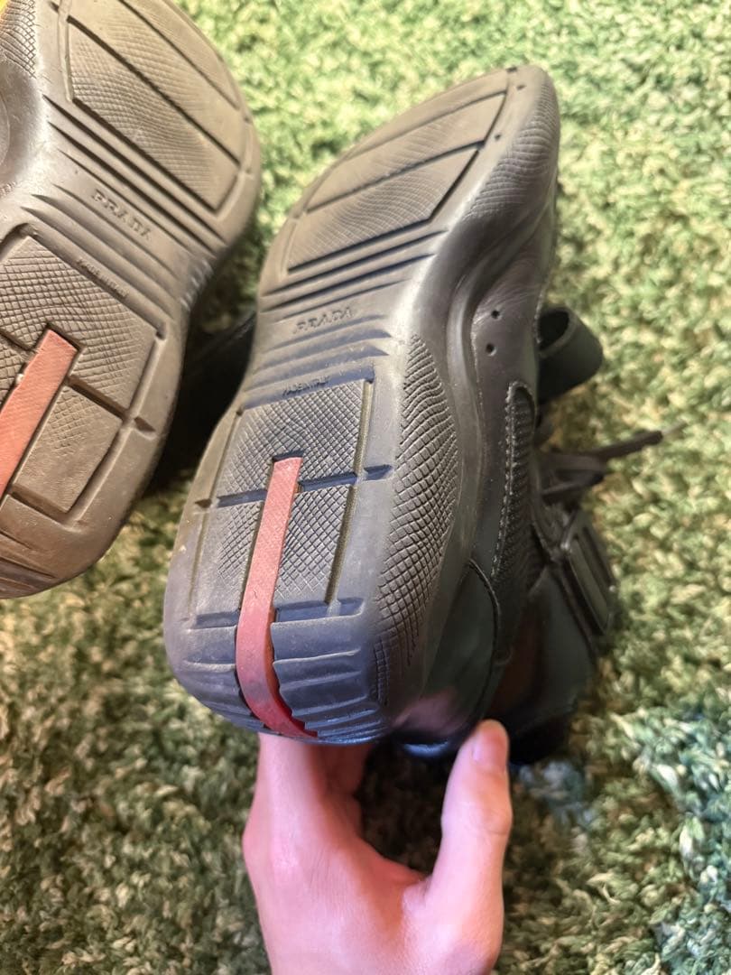 PRADA SPORTS メンズハイカットスニーカー