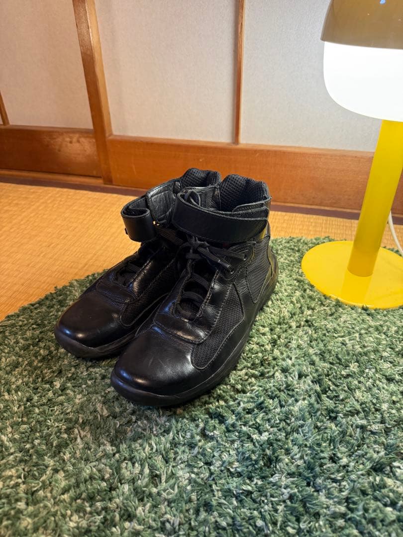 PRADA SPORTS メンズハイカットスニーカー