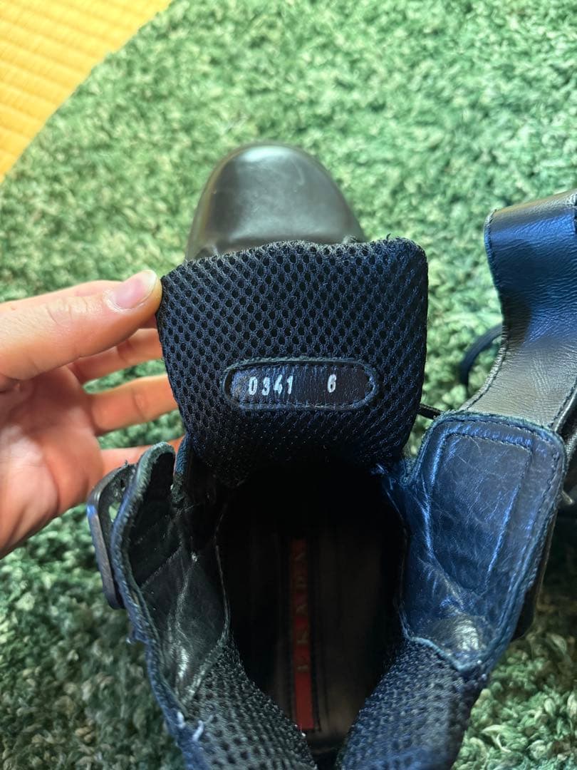 PRADA SPORTS メンズハイカットスニーカー