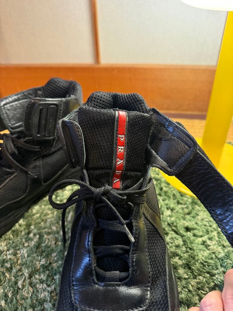 PRADA SPORTS メンズハイカットスニーカー