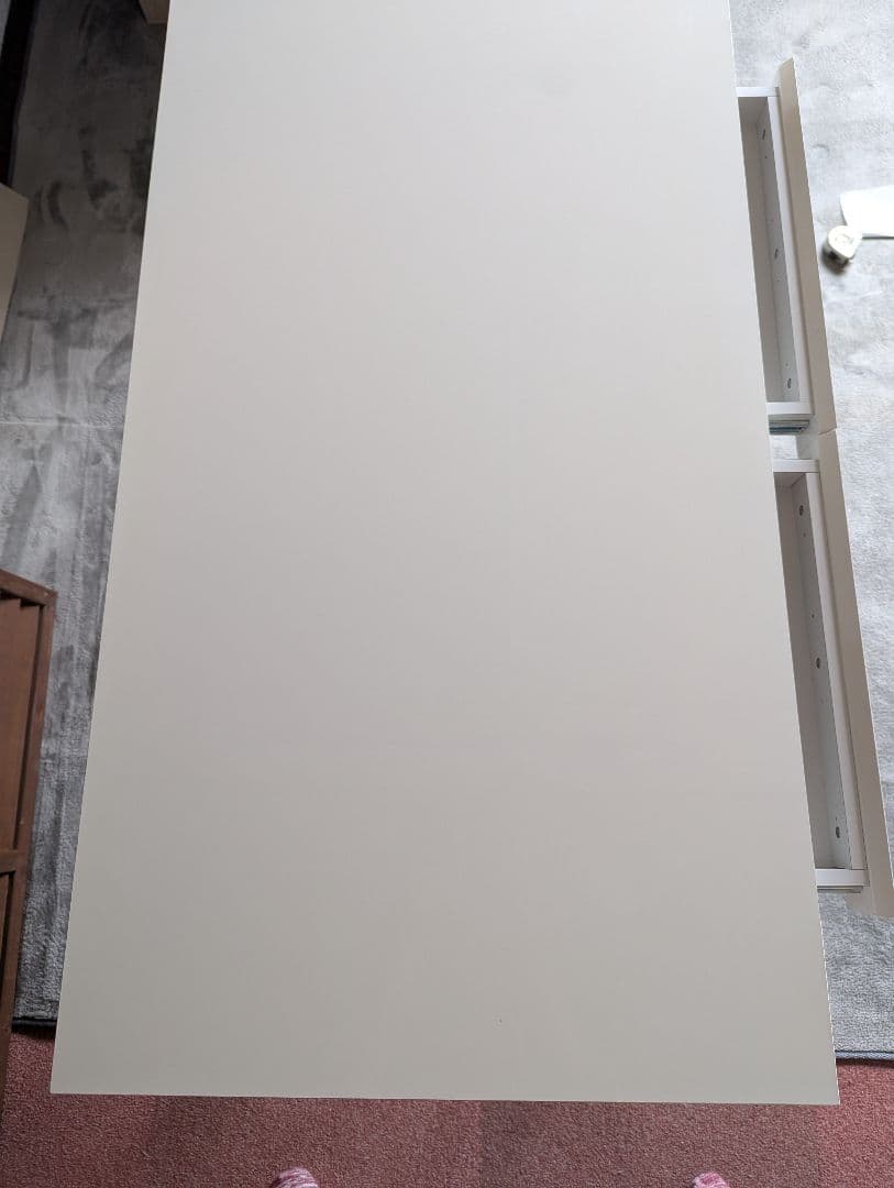 モダン ホワイトデスク