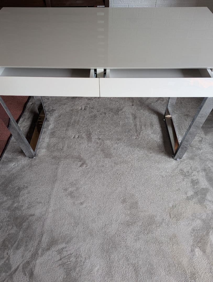 モダン ホワイトデスク