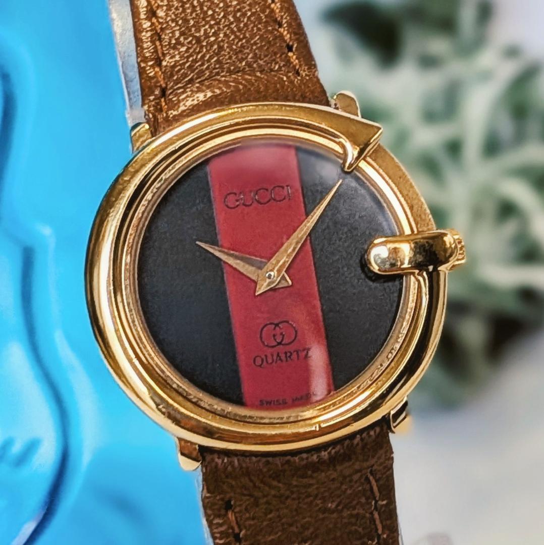 良品 GUCCIレディース腕時計3600シェリーライン Gフェース イタリア