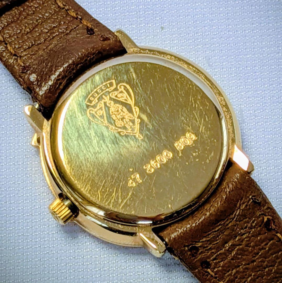 良品 GUCCIレディース腕時計3600シェリーライン Gフェース イタリア