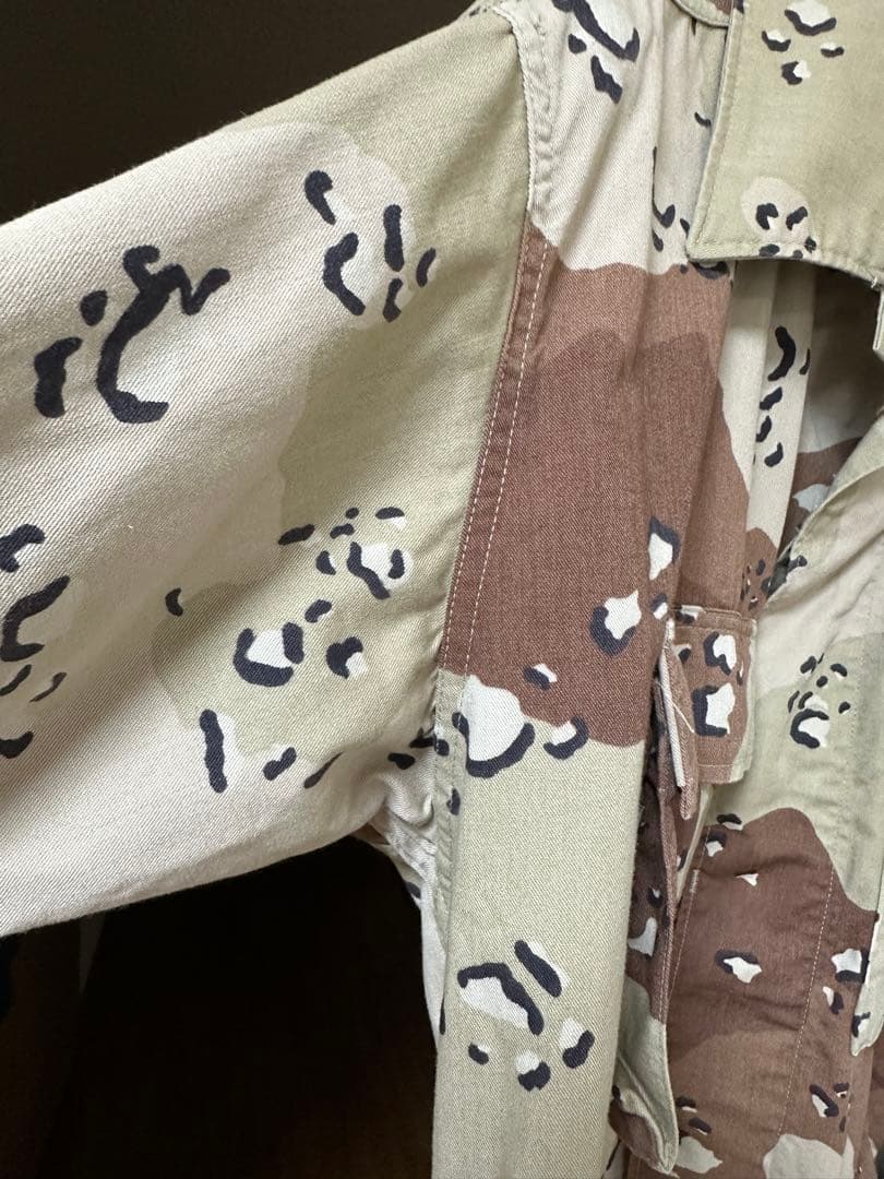 チョコチップデザートカモジャケット &新品カーゴパンツ セットアップ