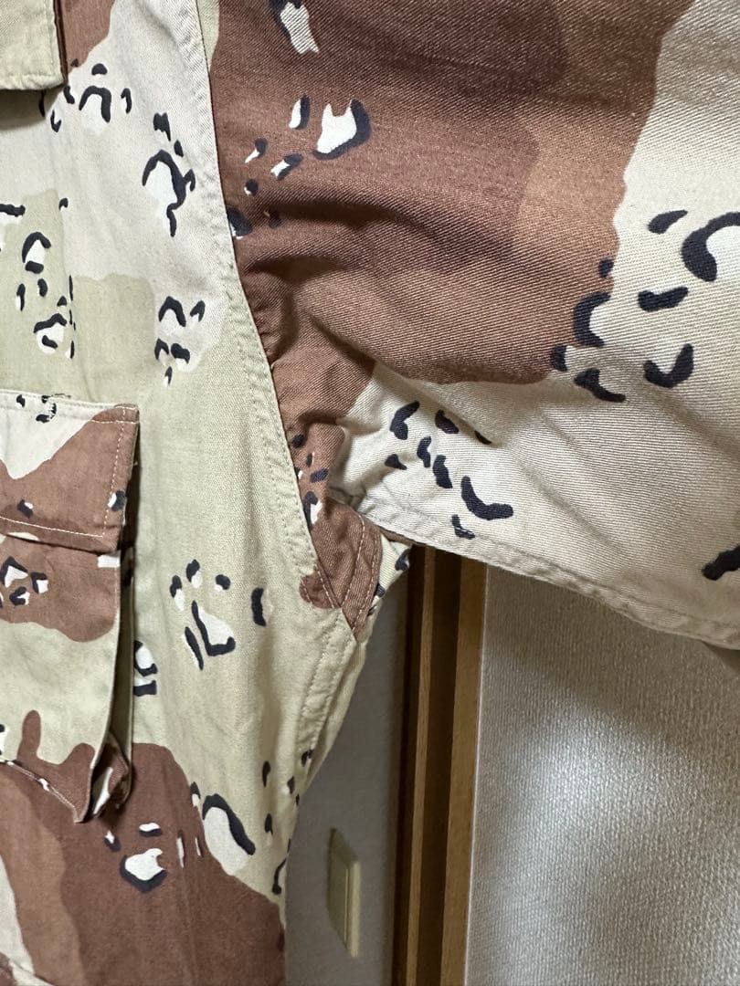 チョコチップデザートカモジャケット &新品カーゴパンツ セットアップ