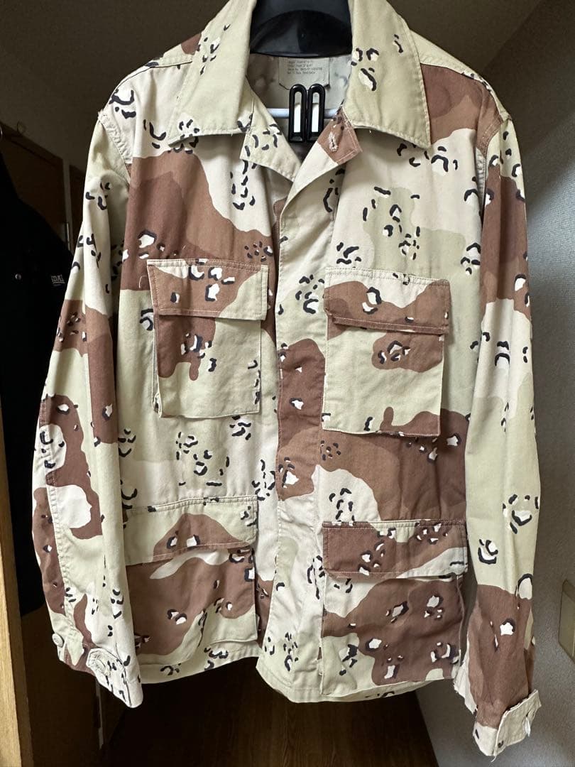 チョコチップデザートカモジャケット &新品カーゴパンツ セットアップ