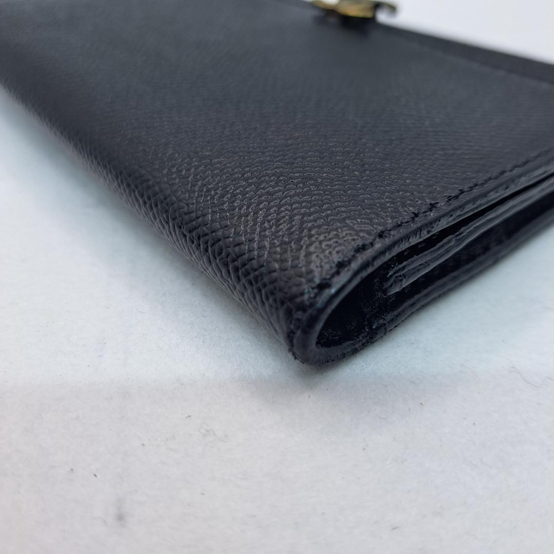 レア　CHANEL　ケース　クラシカルデザイン　ブラック　財布　二つ折り