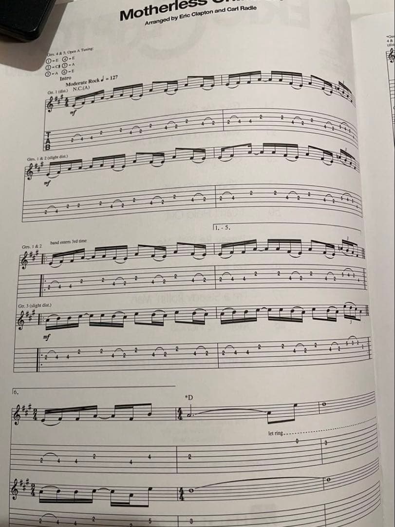 Eric Clapton 461 Ocean Boulevard バンドスコア