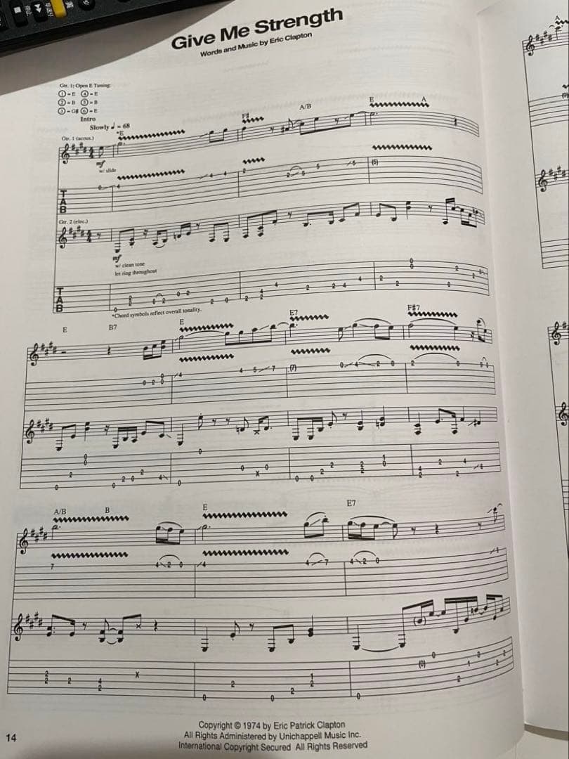 Eric Clapton 461 Ocean Boulevard バンドスコア