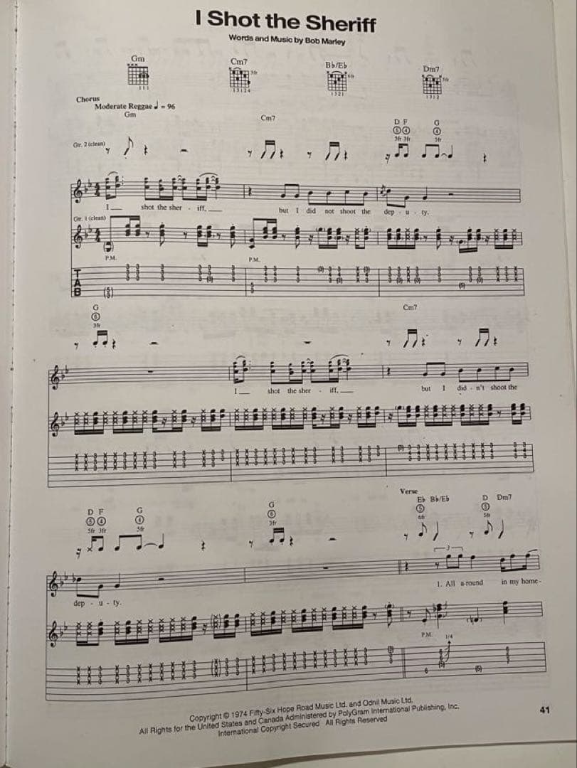 Eric Clapton 461 Ocean Boulevard バンドスコア