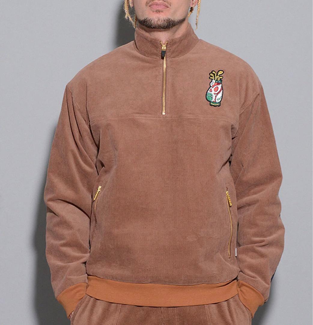 ラッセルノ ゴルフ キャディーバッグ コーデュロイ アノラック ブラウン M 4