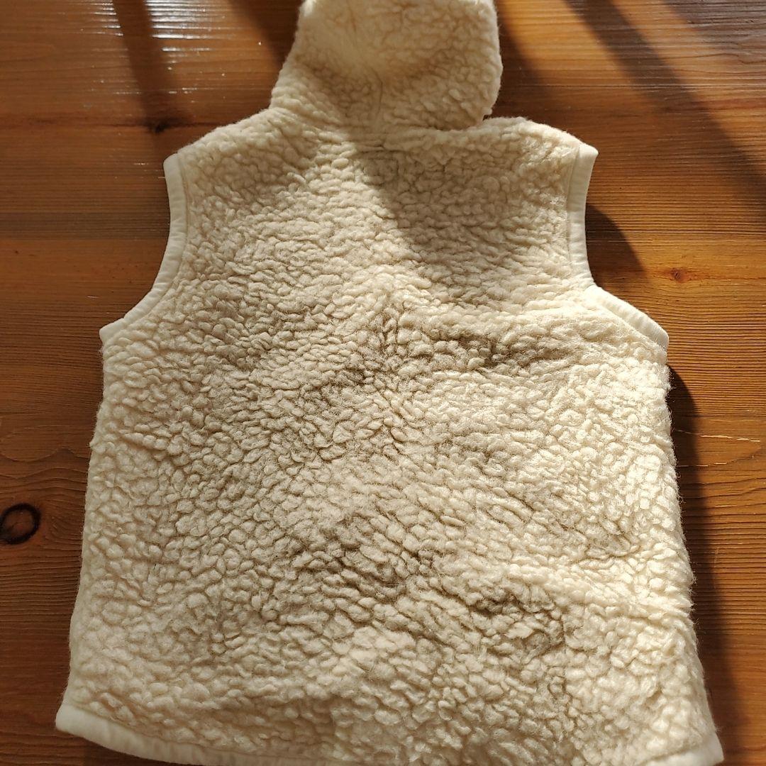 美品　COLDBREAKER　コールドブレーカー ウール フード ボア ベスト