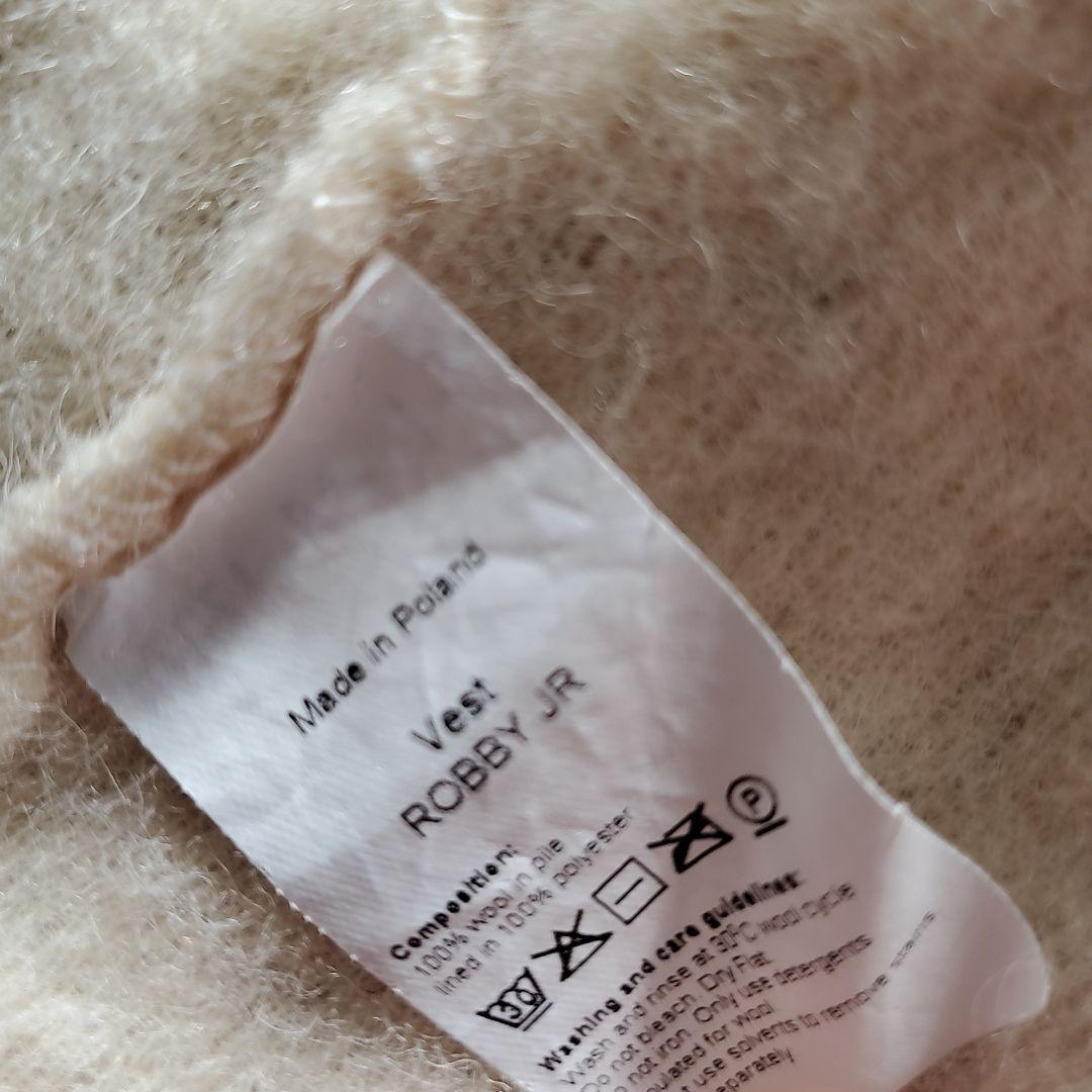 美品　COLDBREAKER　コールドブレーカー ウール フード ボア ベスト