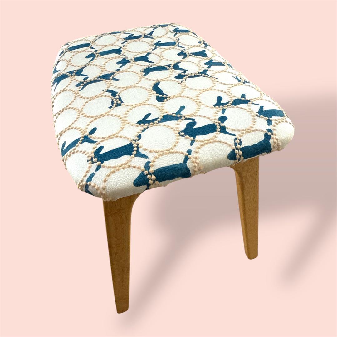 ２脚おまとめ割引ミナペルホネン生地使用スツール