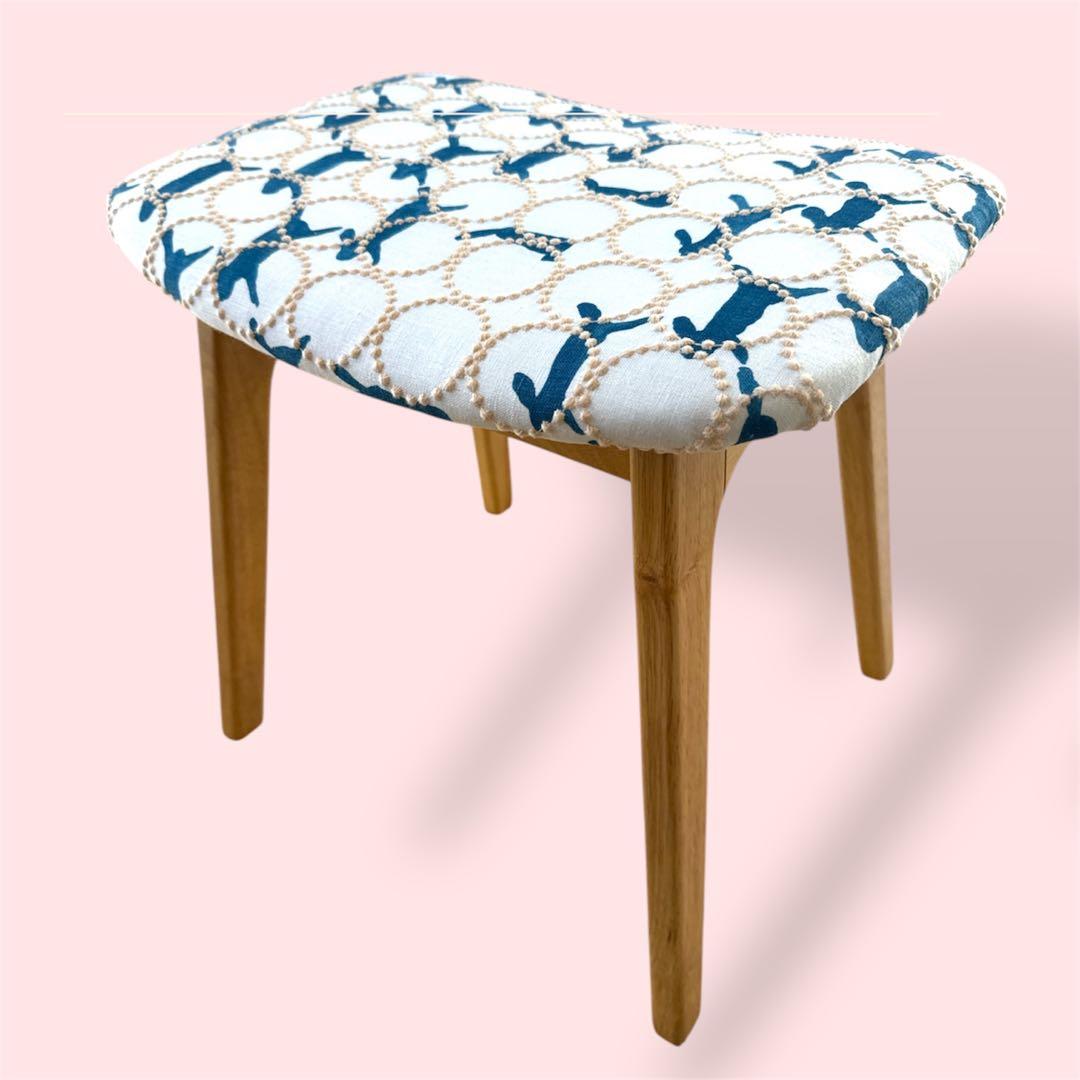 ２脚おまとめ割引ミナペルホネン生地使用スツール