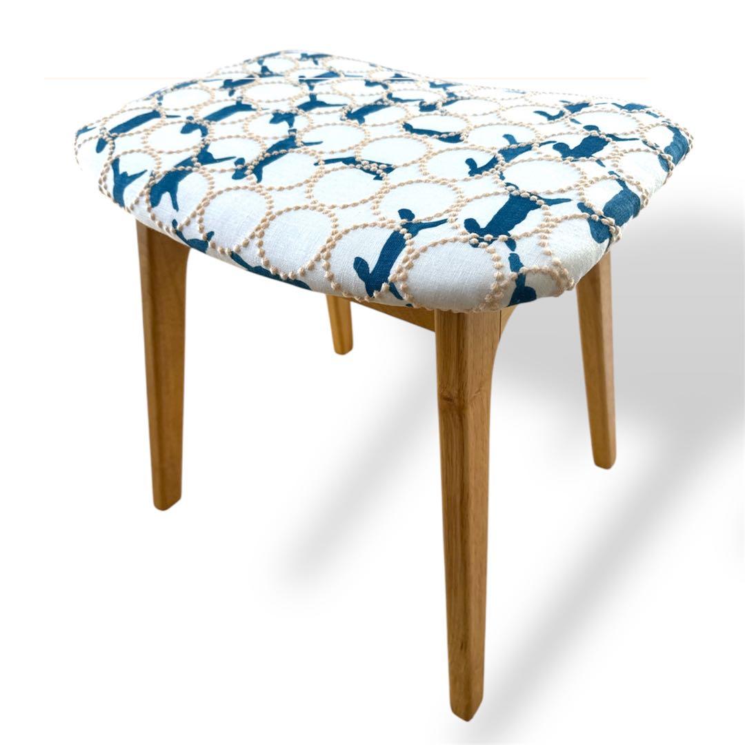 ２脚おまとめ割引ミナペルホネン生地使用スツール